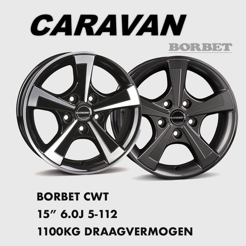 Caravan velgen van Borbet